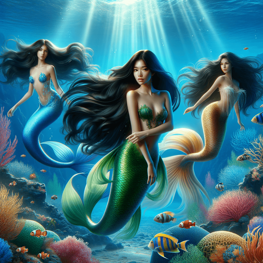 Mermaid Mystique Paint By Numbers Art