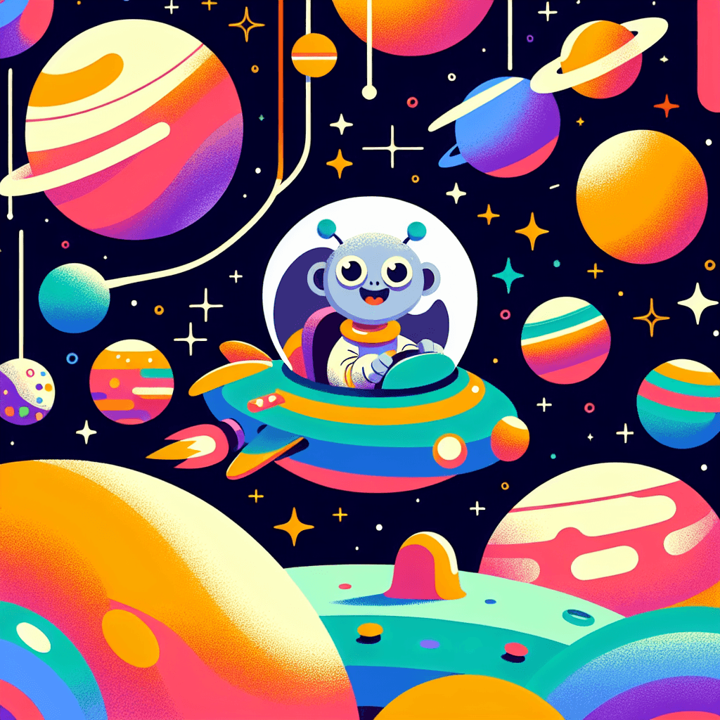 Magic Space Adventure Paint By Numbers