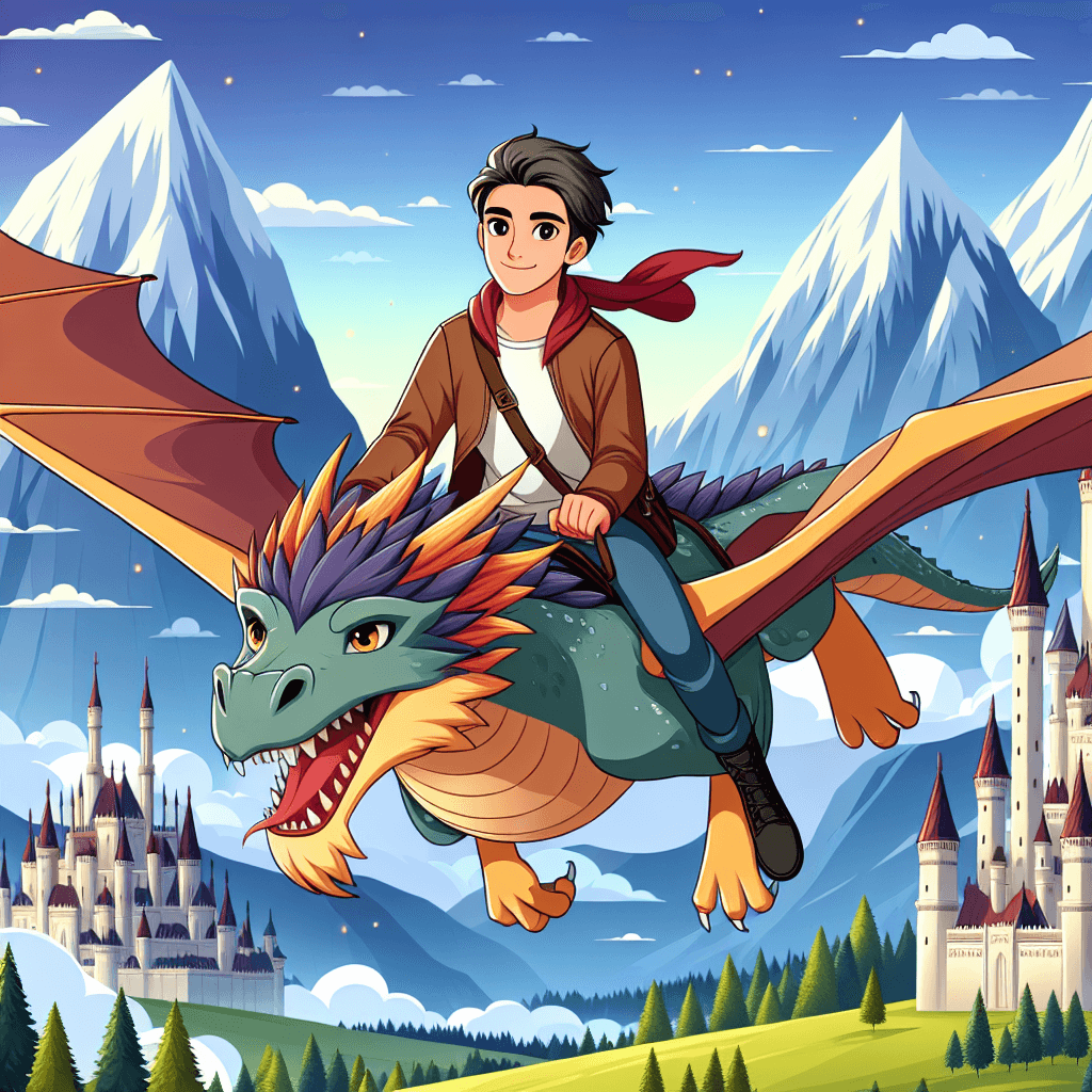 Dragon Rider's Epic Quest Painting By Numbers Kit