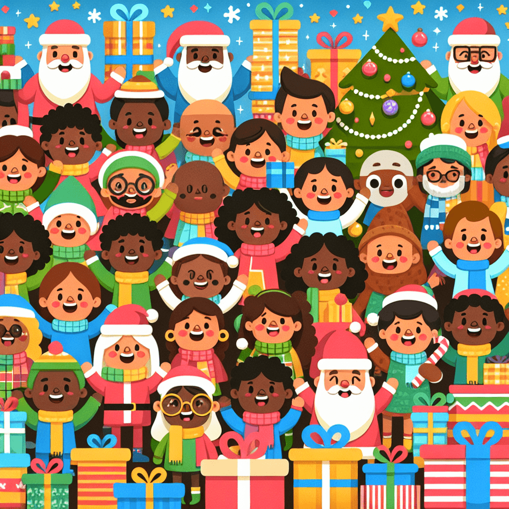 Merry Holiday Gathering DIY Paint By Numbers