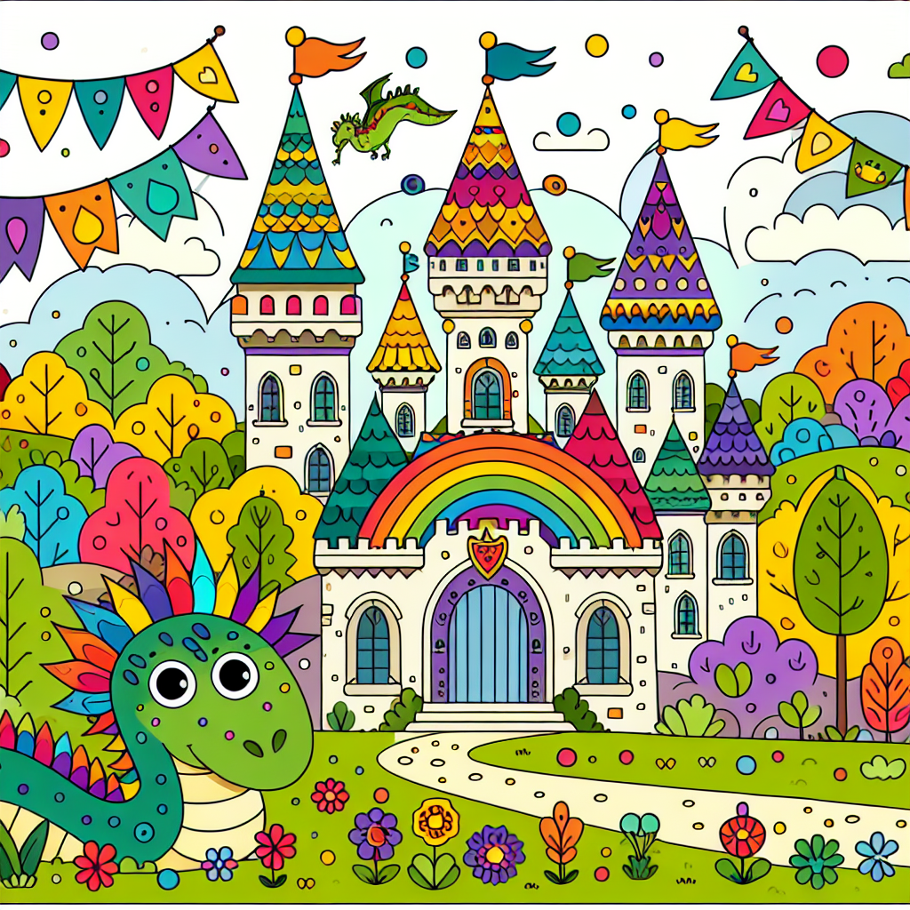 My Fantasy Castle Paint By Numbers Art