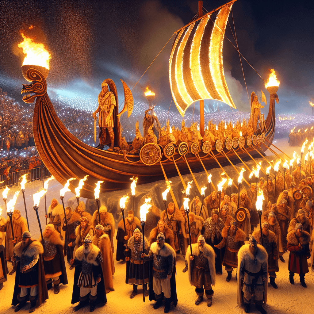Up Helly Aa - Lerwick, Shetland Islands, Scotland Paint By Number