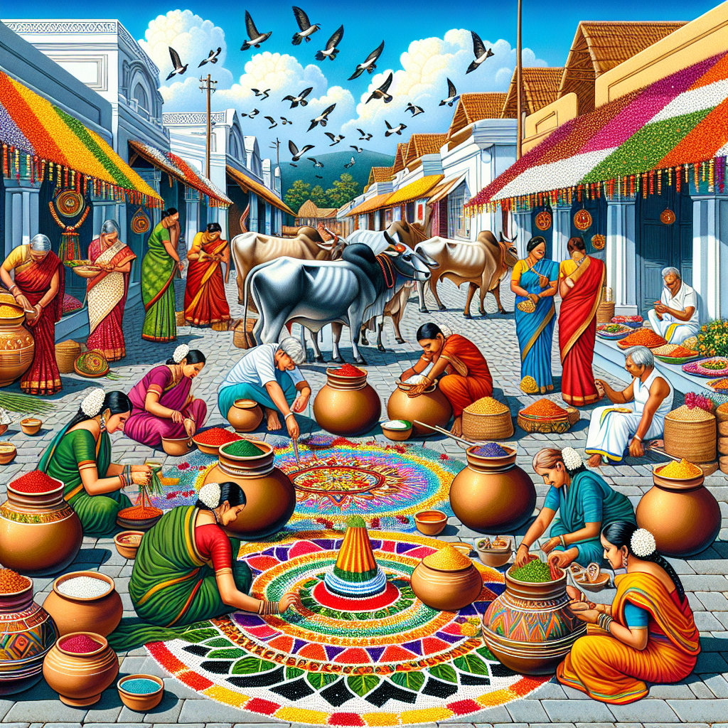 Pongal - Tamil Nadu Painting By Numbers Kit