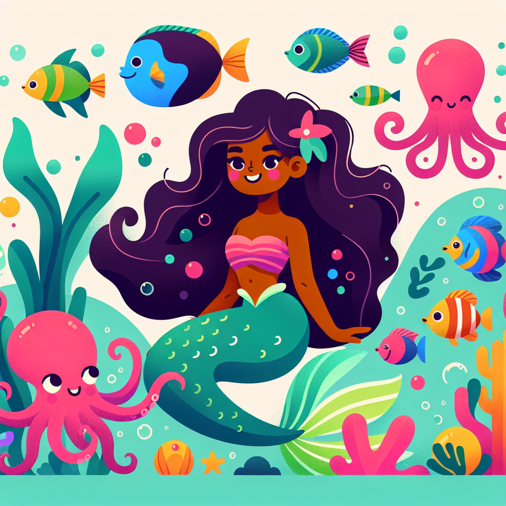 Underwater Mermaid Party Paint By Number