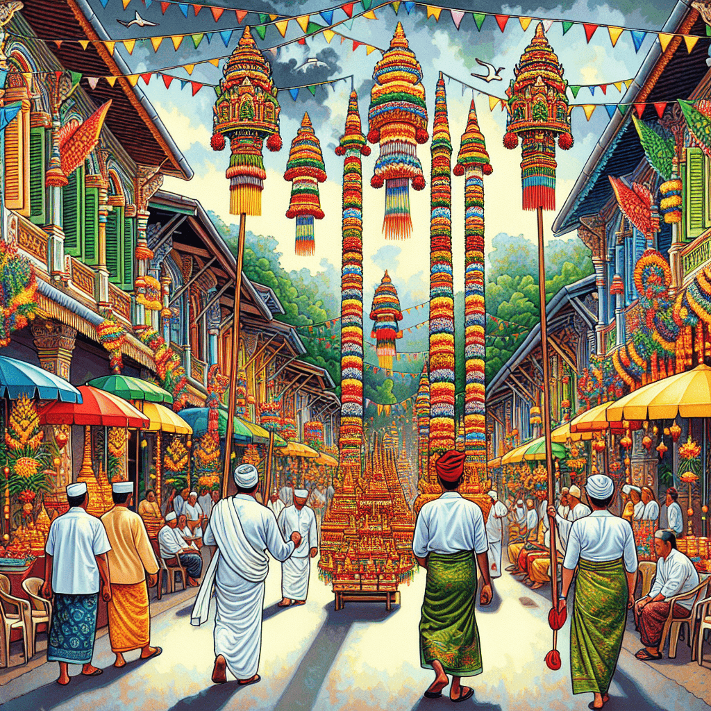 Galungan - Bali Painting Number Kit