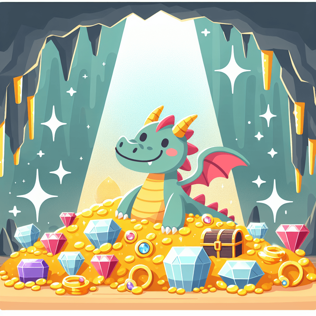 Friendly Dragon's Lair DIY Paint By Numbers