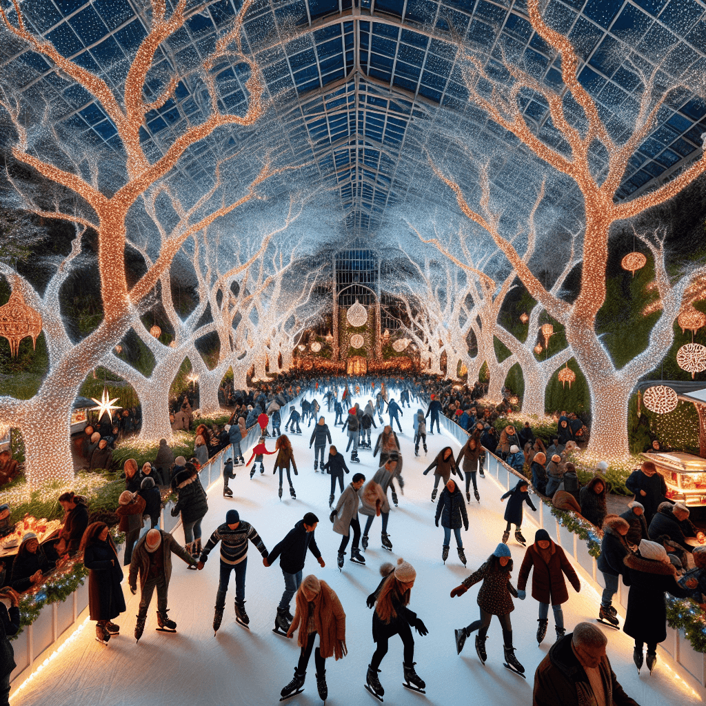 Kew Gardens Winter Festival - UK Painting By Numbers Kit
