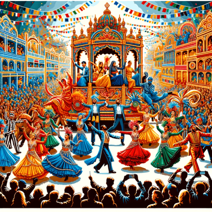 Chingay Parade - Singapore Numbered Painting Kits