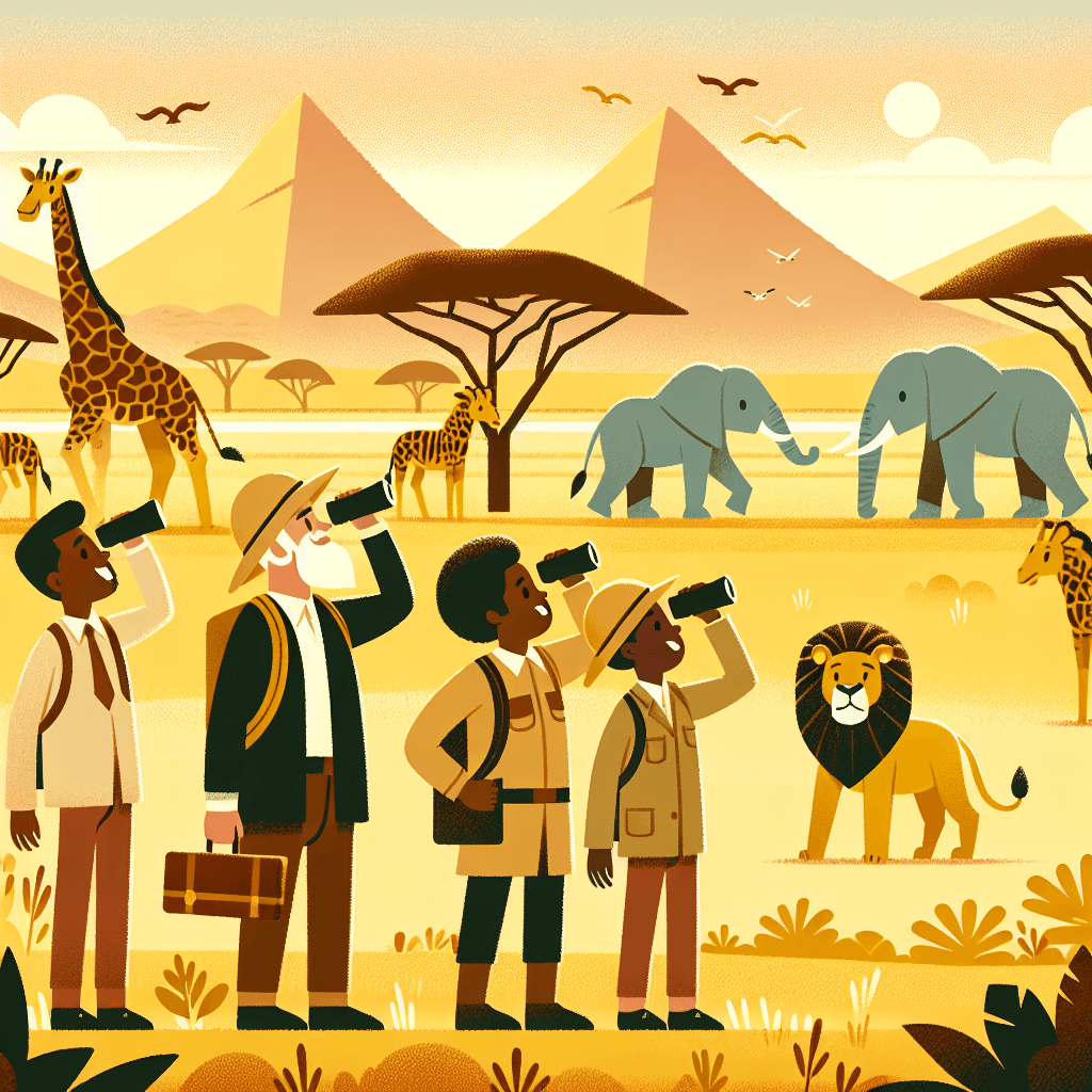 Adventure On Safari Number Painting
