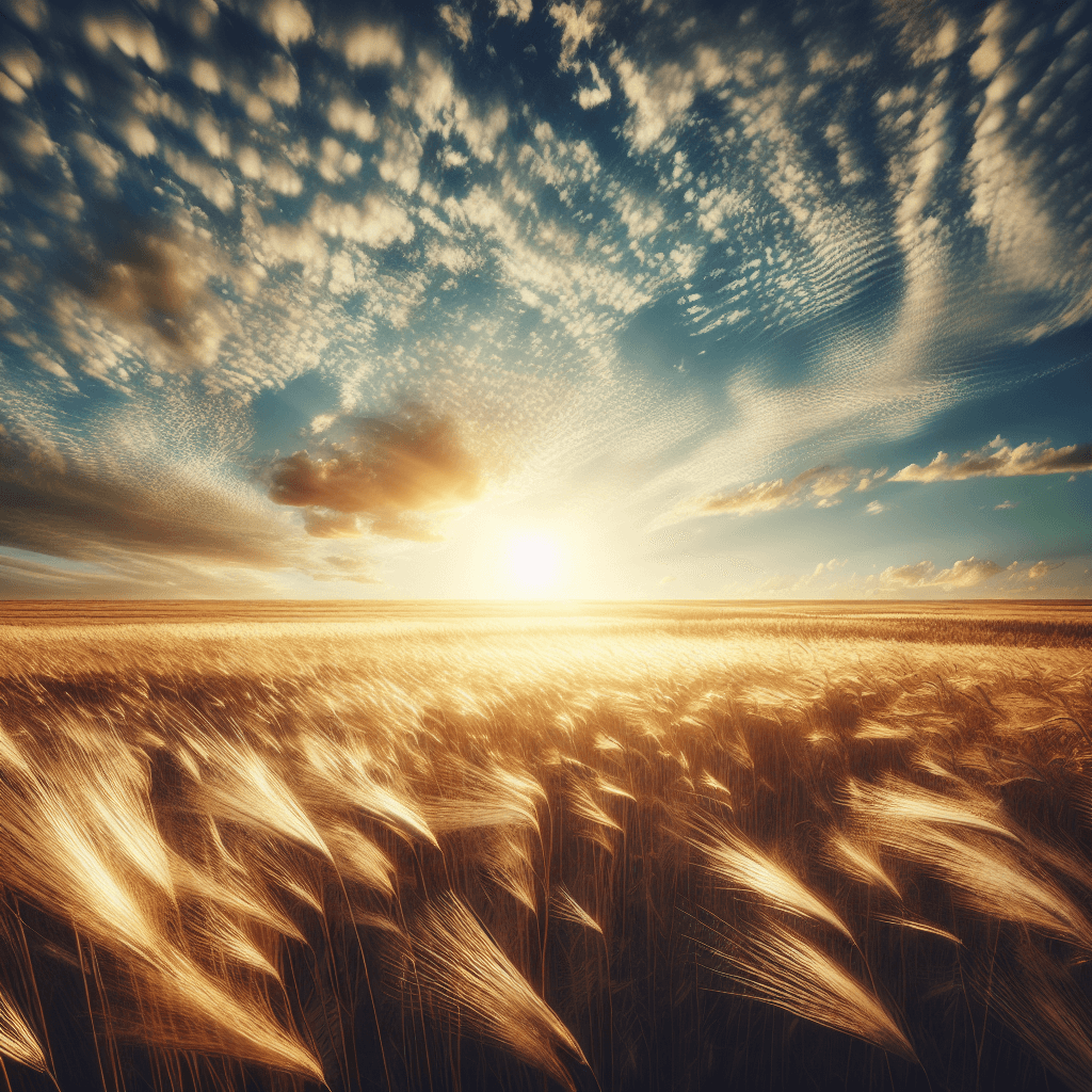 Golden Field Afternoon Numbered Painting Kits