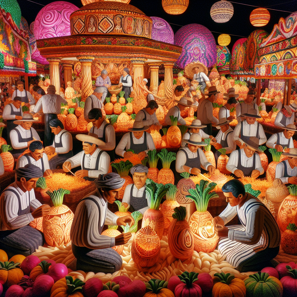 The Night Of The Radishes Paint By Numbers Kits