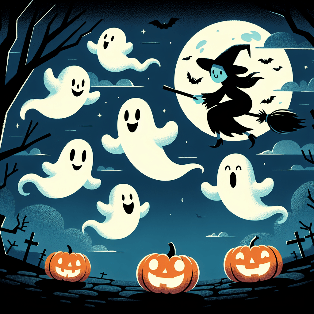 Spooky Night Adventure Number Painting