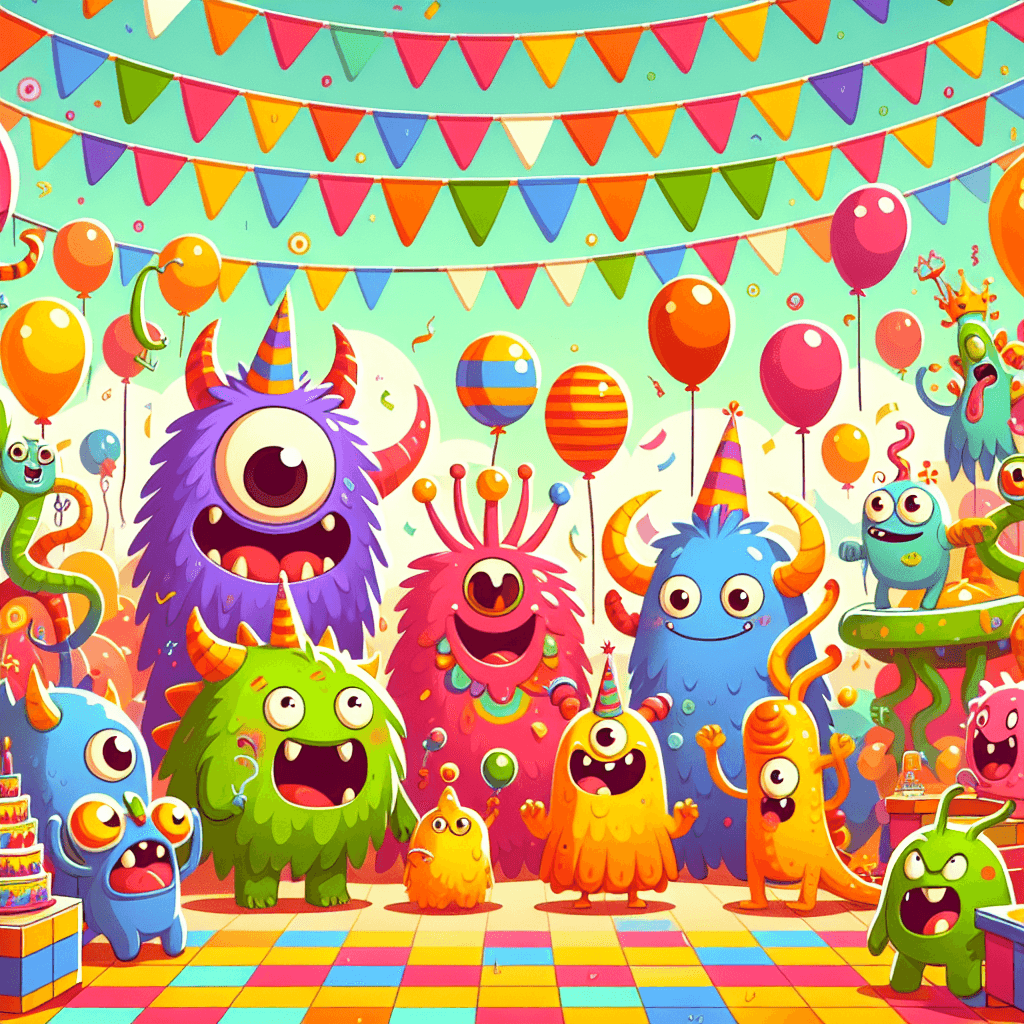 Friendly Monster Festival DIY Paint By Numbers