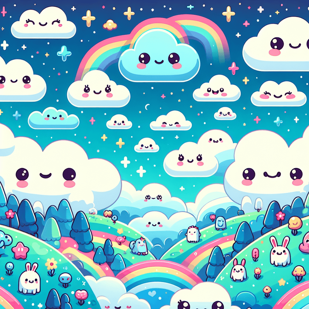 Whimsical Cloud Dreamland Paint By Numbers Kits