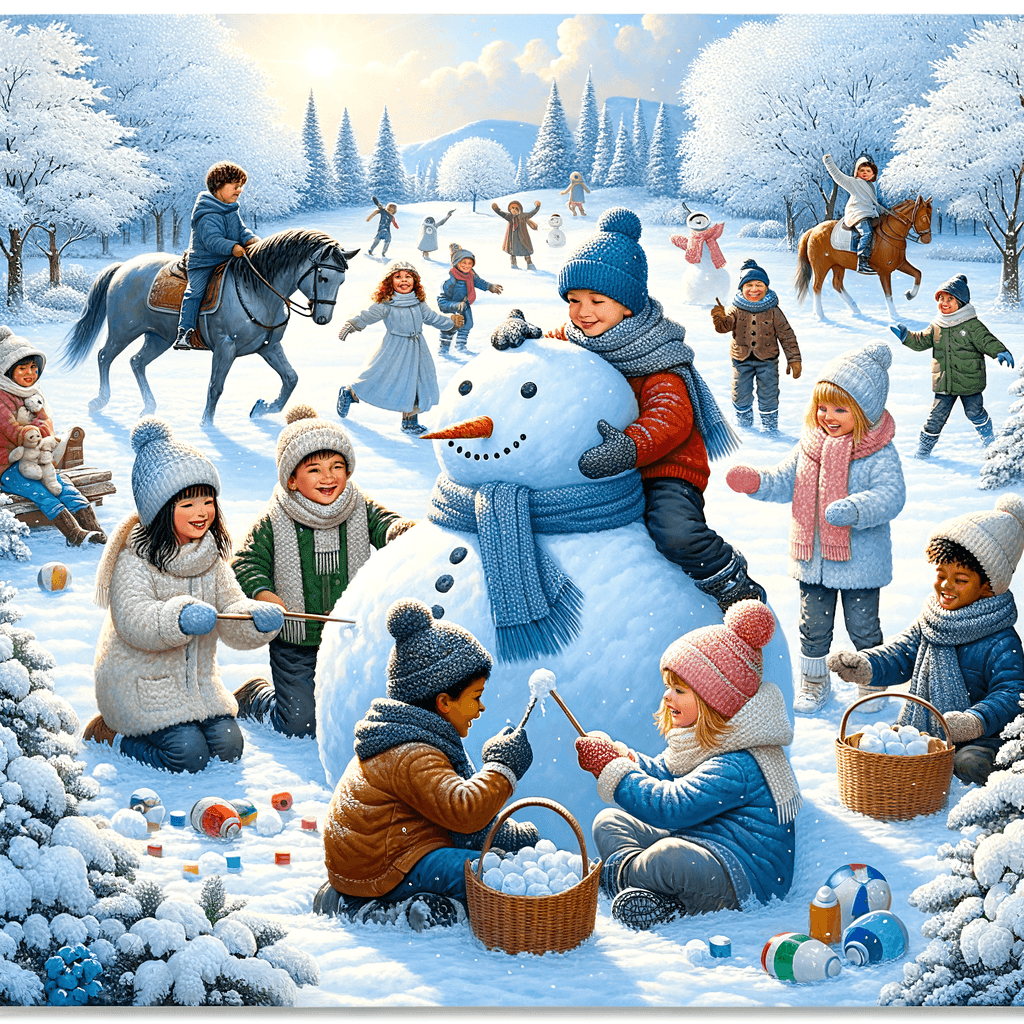 Winter Wonderland Adventures Paint By Number