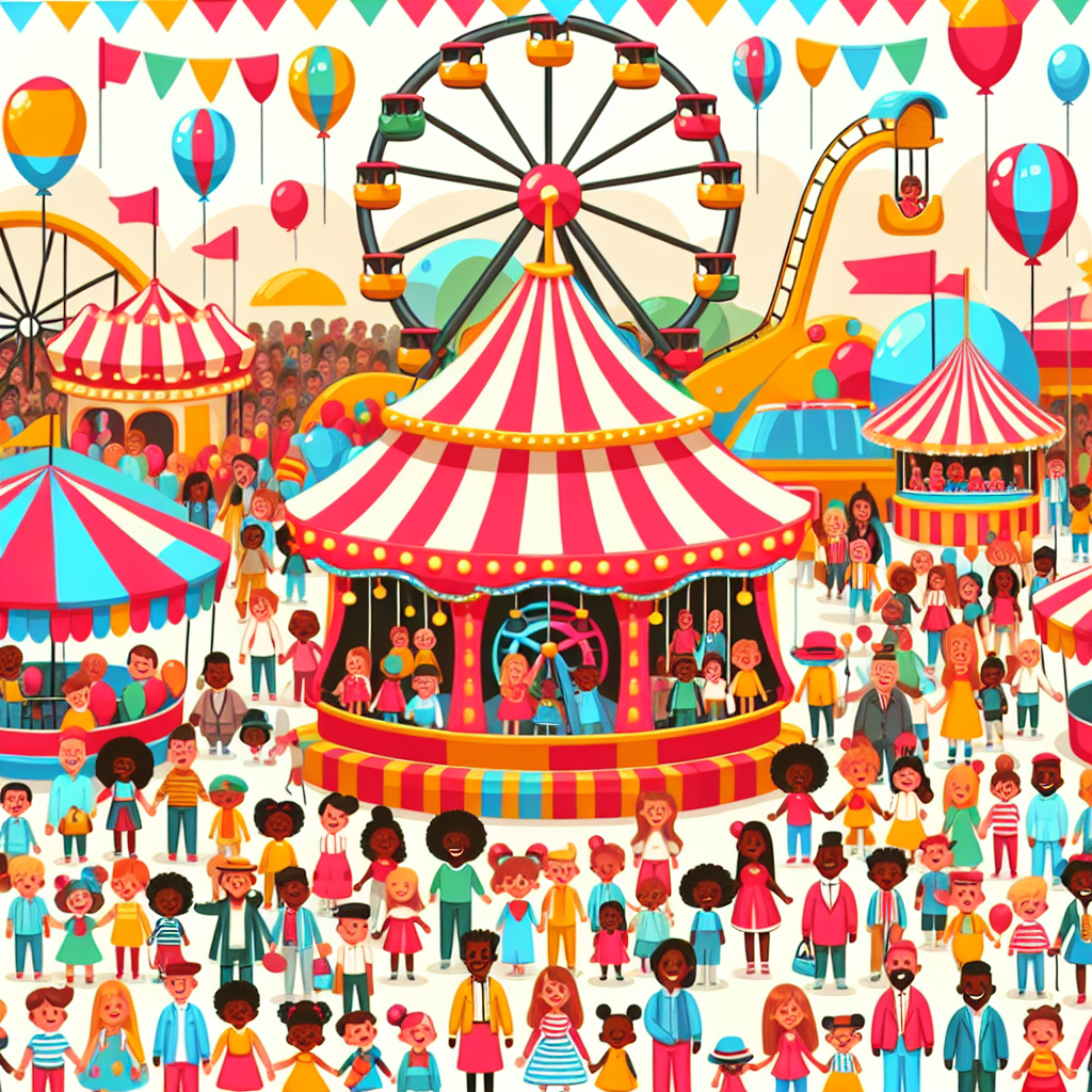 Carnival Of Fun And Friends Paint By Numbers Art