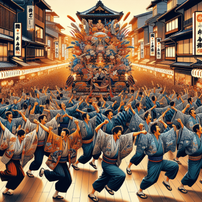 Nagasaki Kunchi - Japan Paint By Numbers
