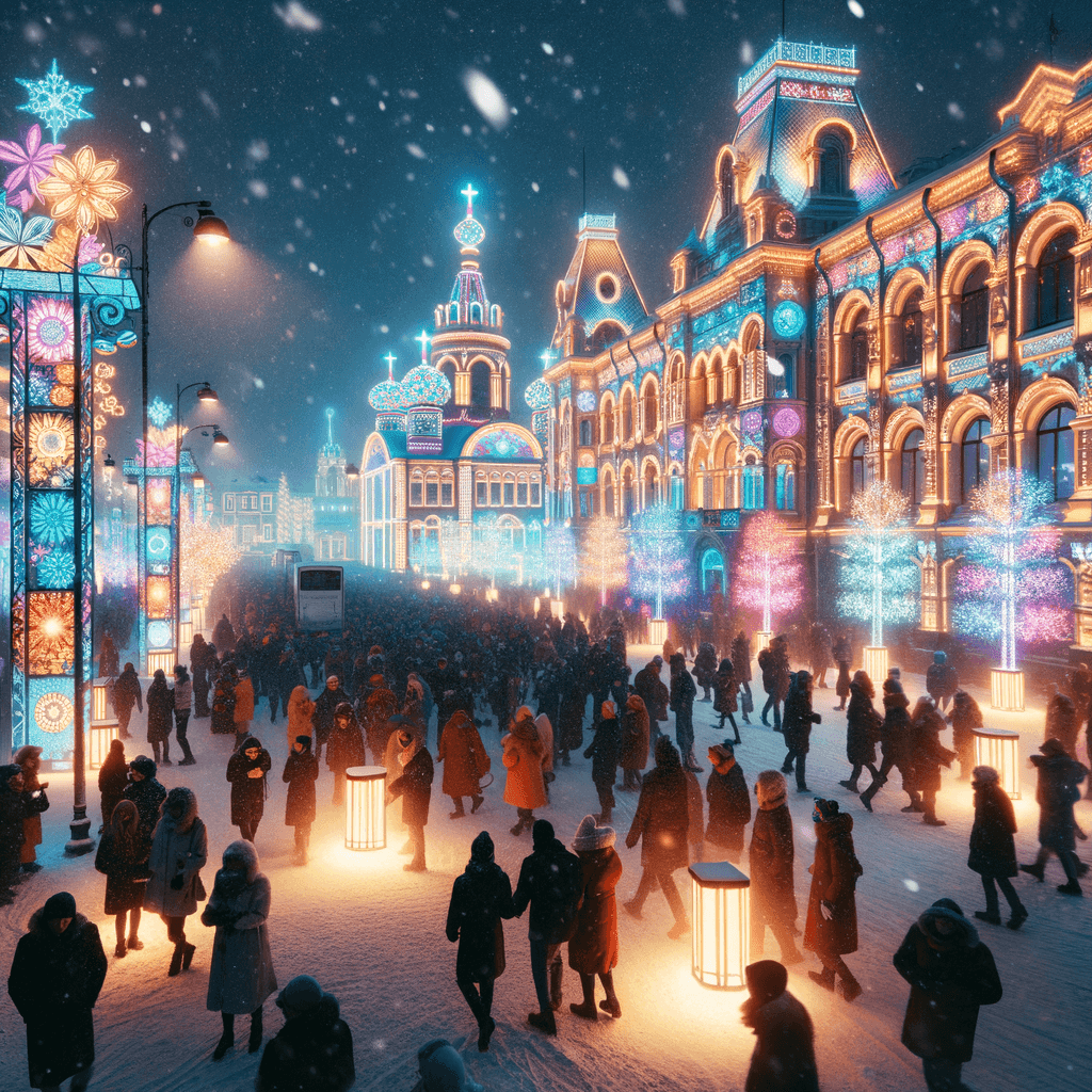 Norrköping Light Festival Paint By Numbers Art