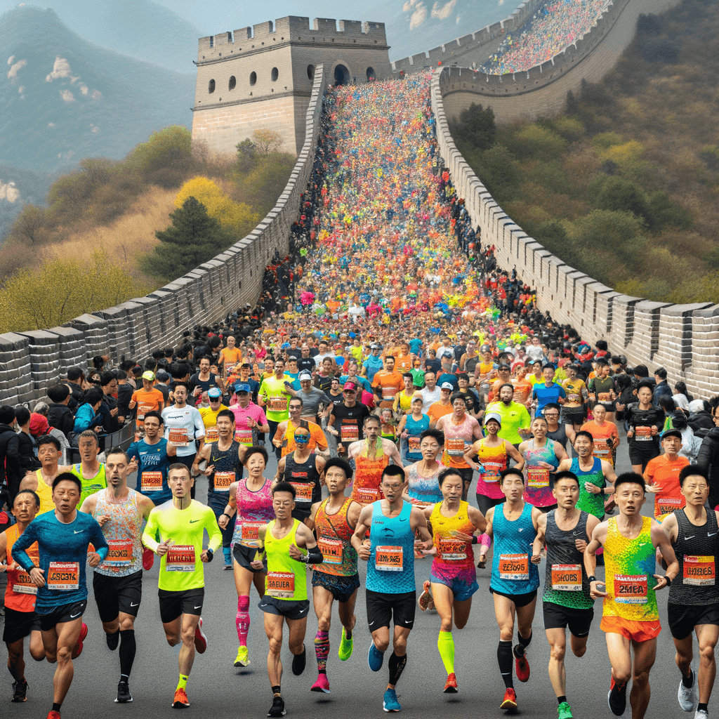 The Great Wall Marathon Numbered Painting Kits