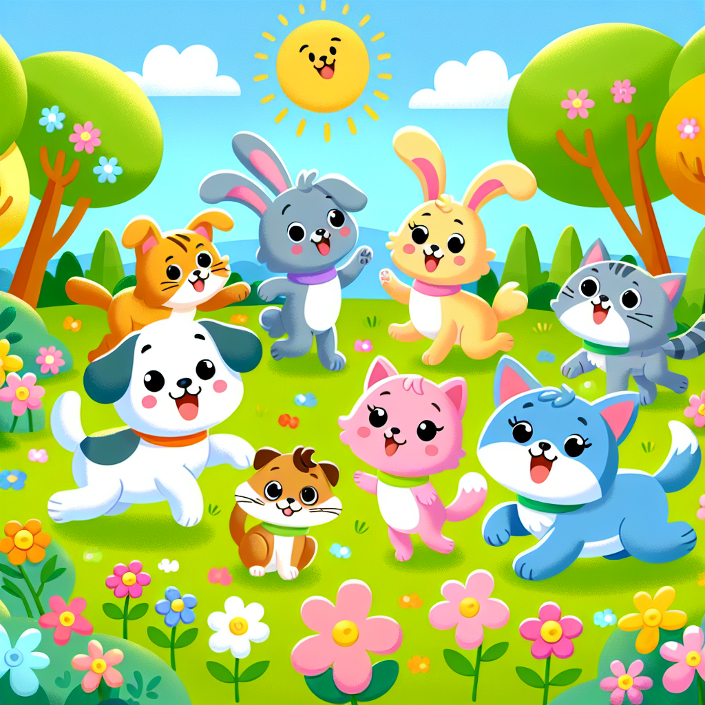 The Playful Pet Adventure Painting Number Kit