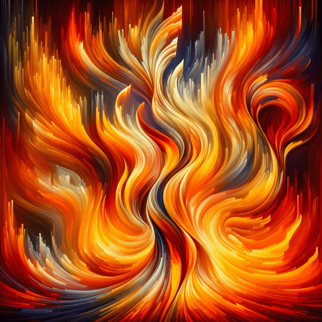 Dancing Flames Fantasy Paint By Numbers Kits