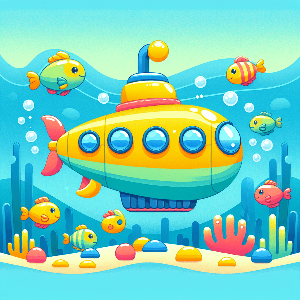 Sailing In A Submarine Numbered Painting Kits