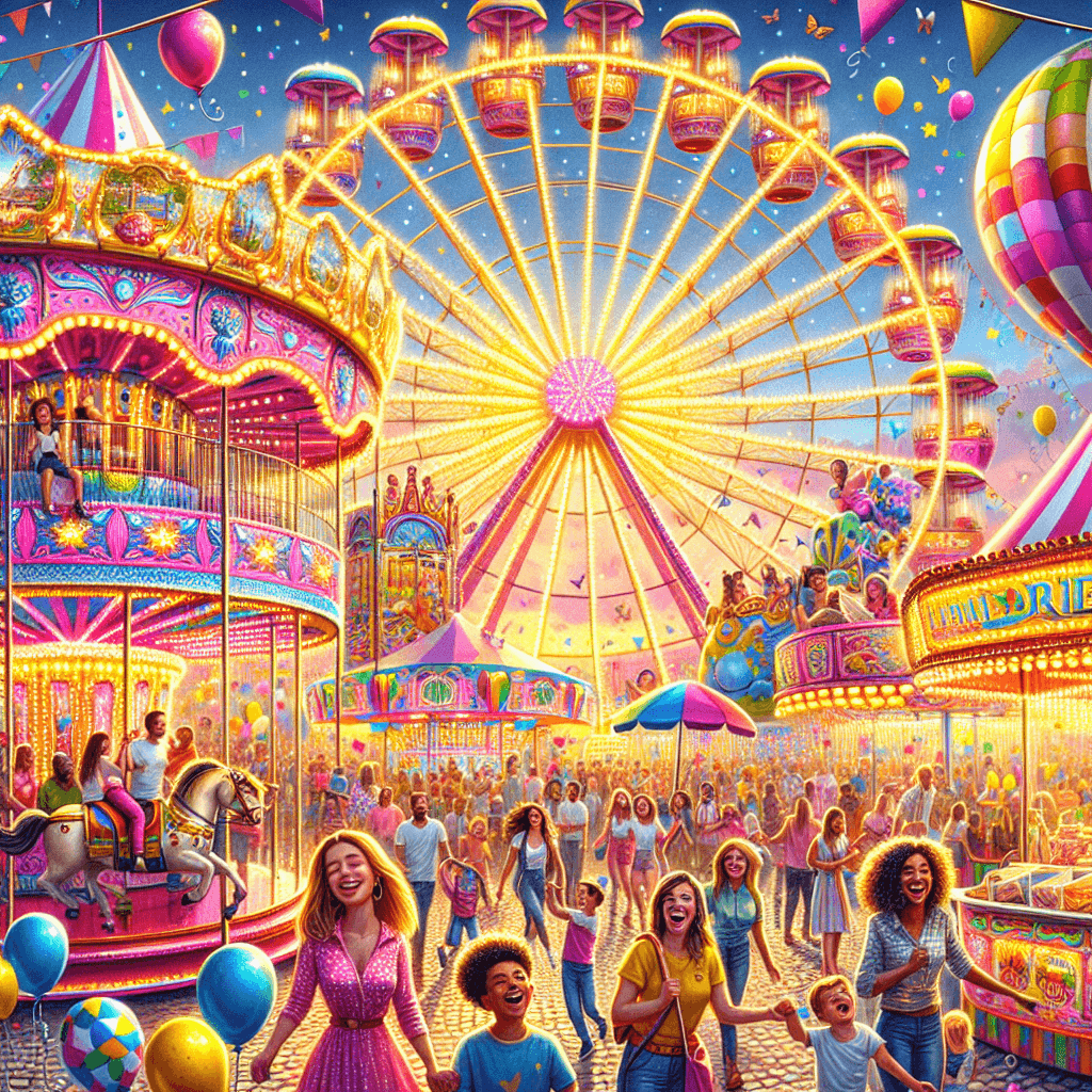 Joyful Day At The Fair Paint By Number