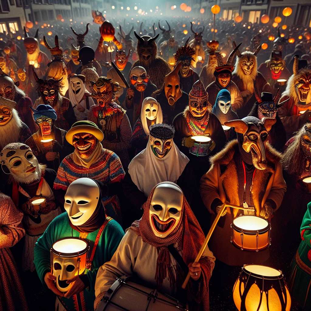 Carnival Of Basel - Basel Paint By Numbers Art