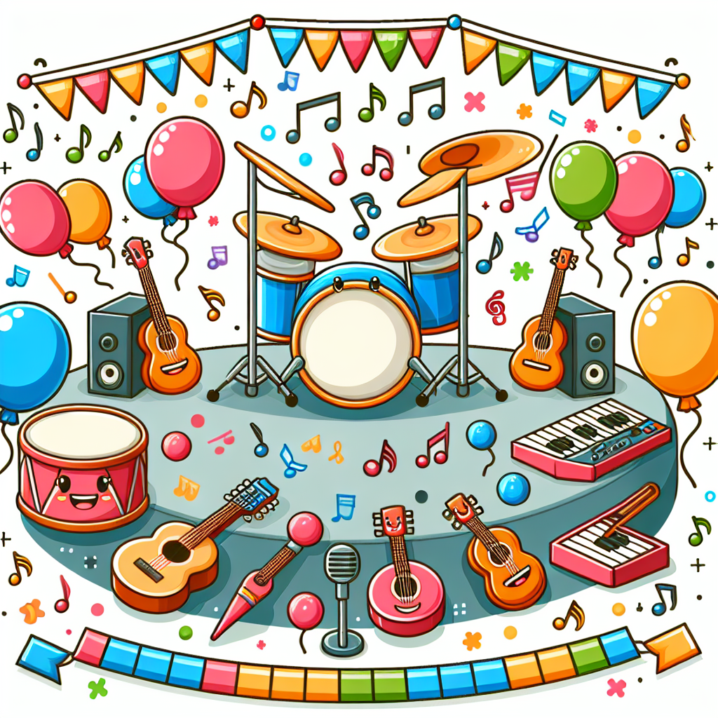 Cheerful Music Festival Paint By Numbers