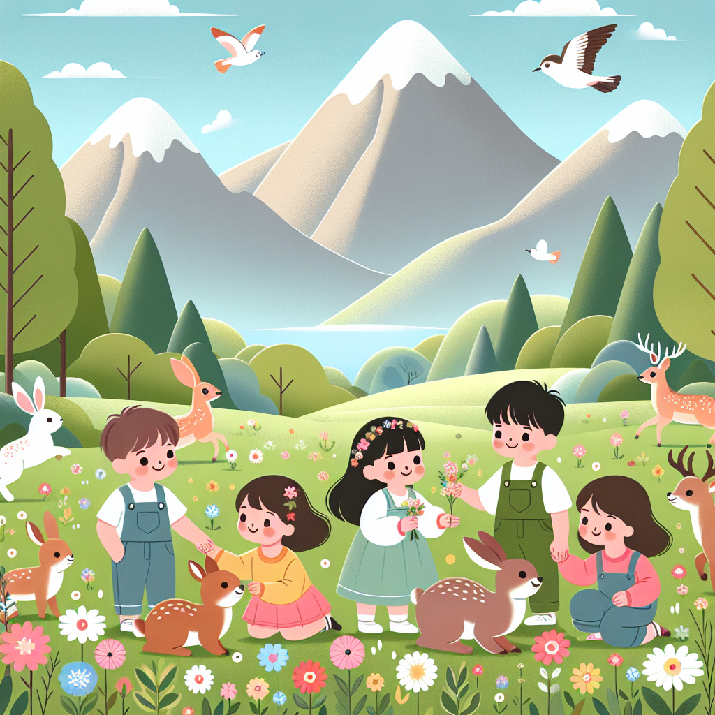 Majestic Mountain Meadows Paint By Number