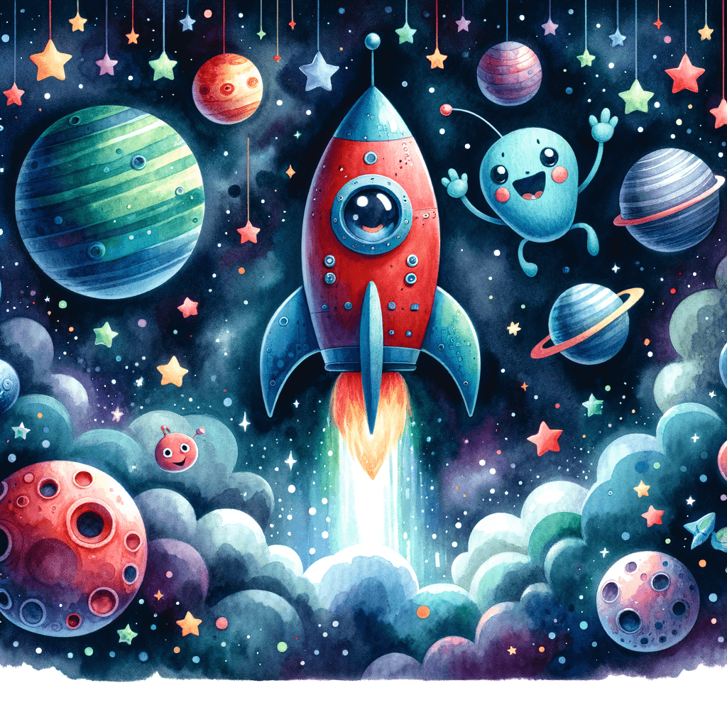 Fun Space Adventure Painting Number Kit