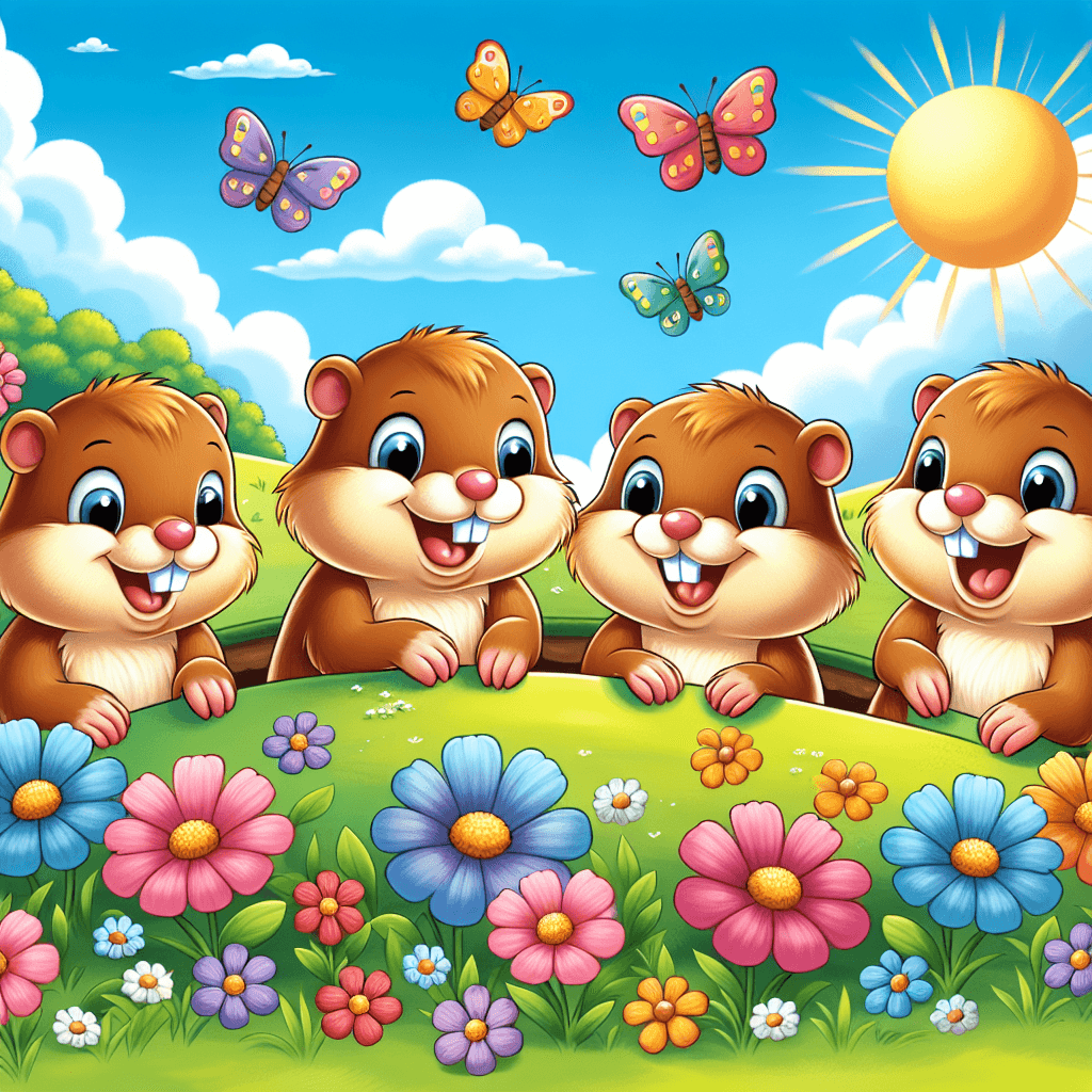 Giggling Gophers Numbered Painting Kits