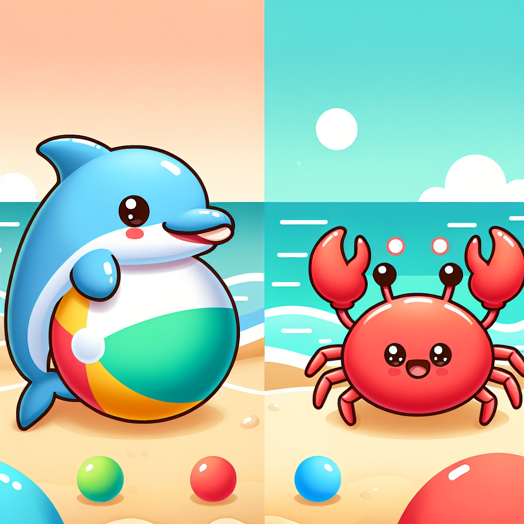 Bouncing Beach Ball Fun Paint By Number