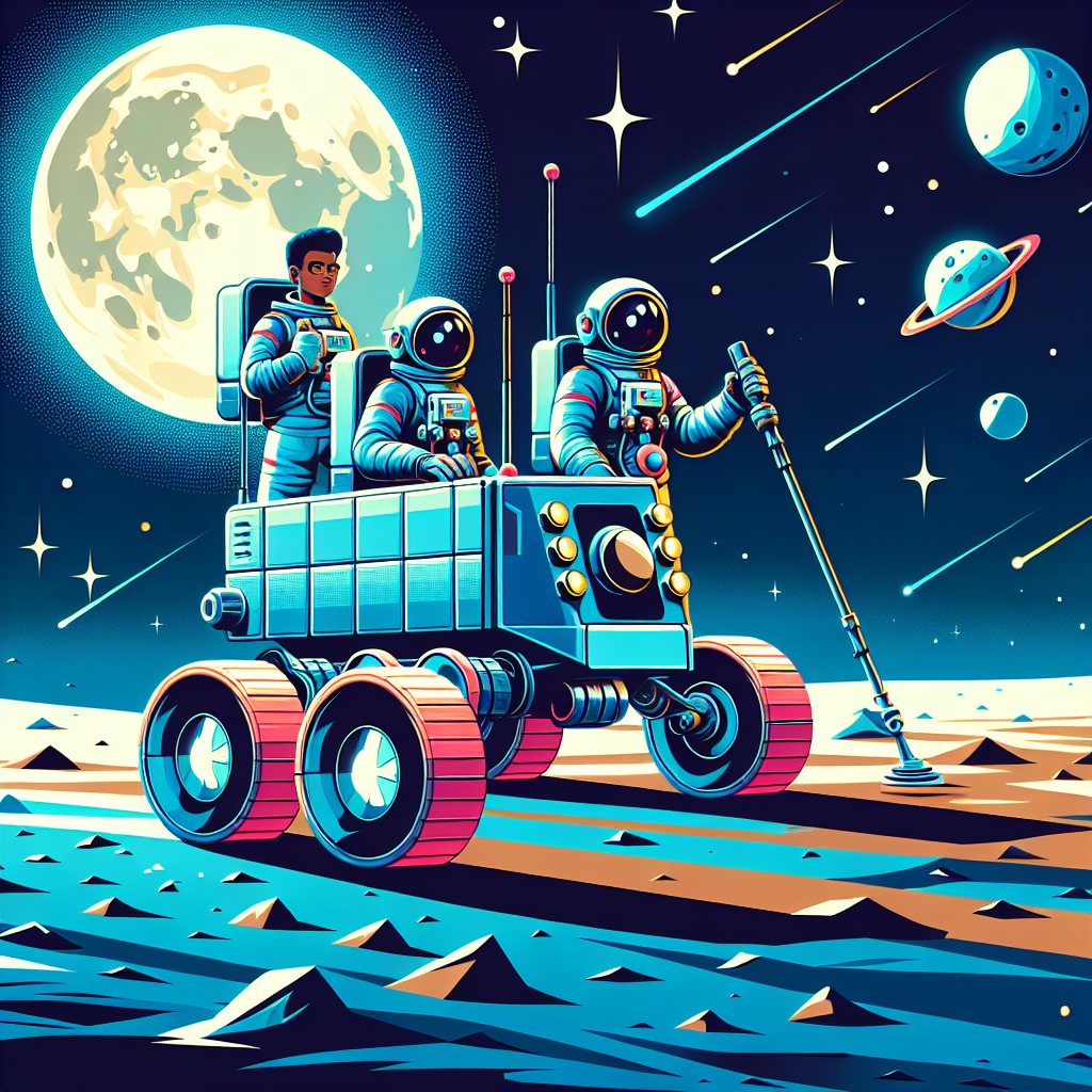 Lunar Rover Mission DIY Paint By Numbers