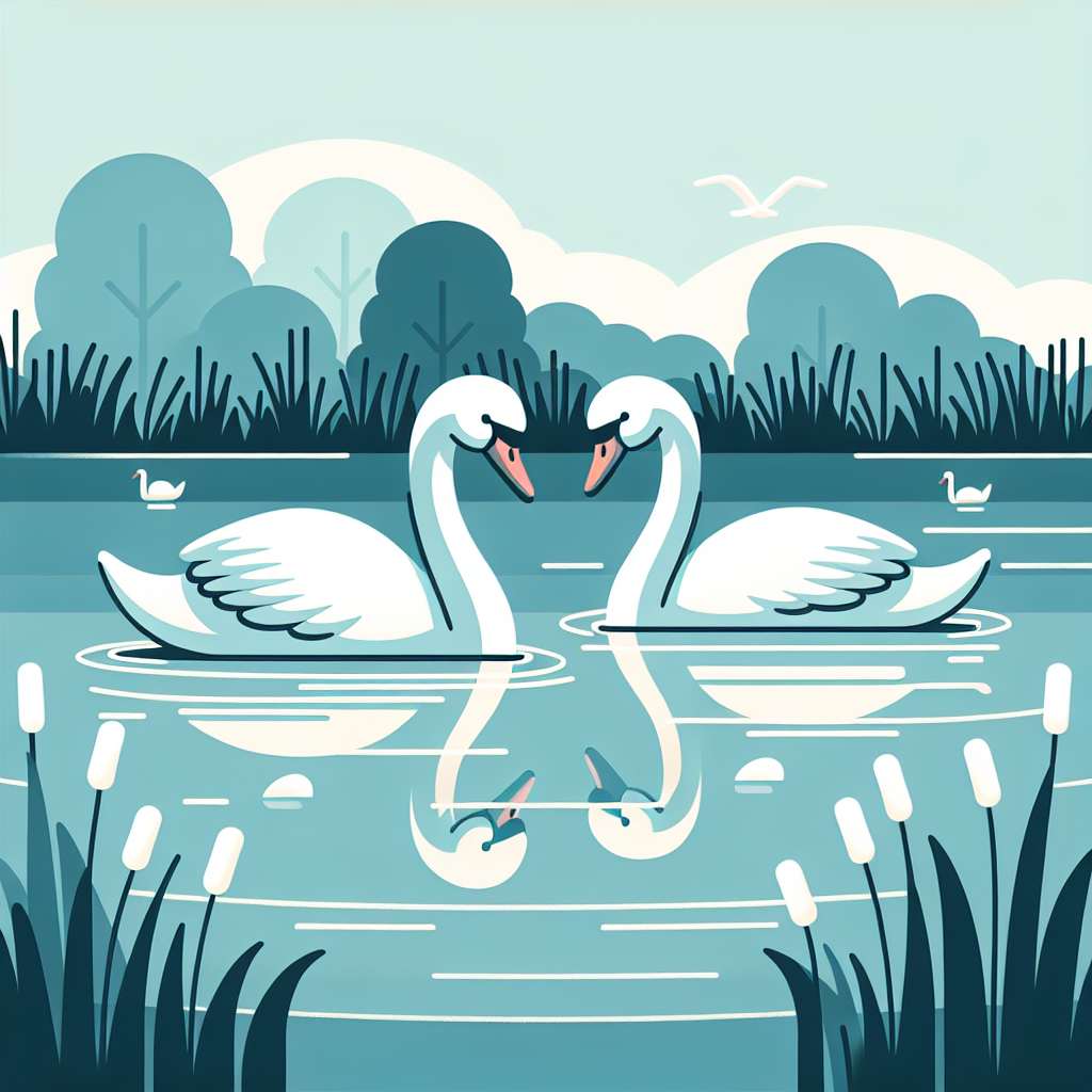 Soaring Swans Numbered Painting Kits