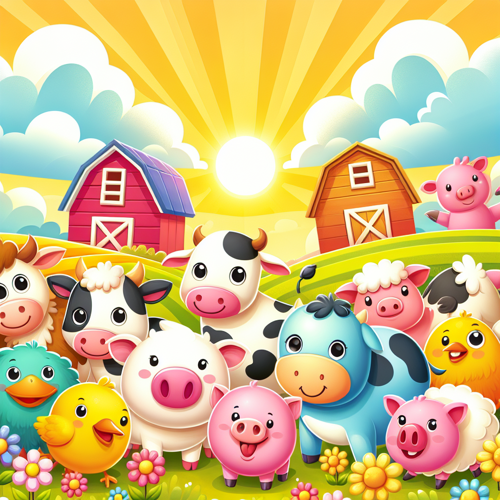 Merry Farmyard Friends Paint By Numbers Kits