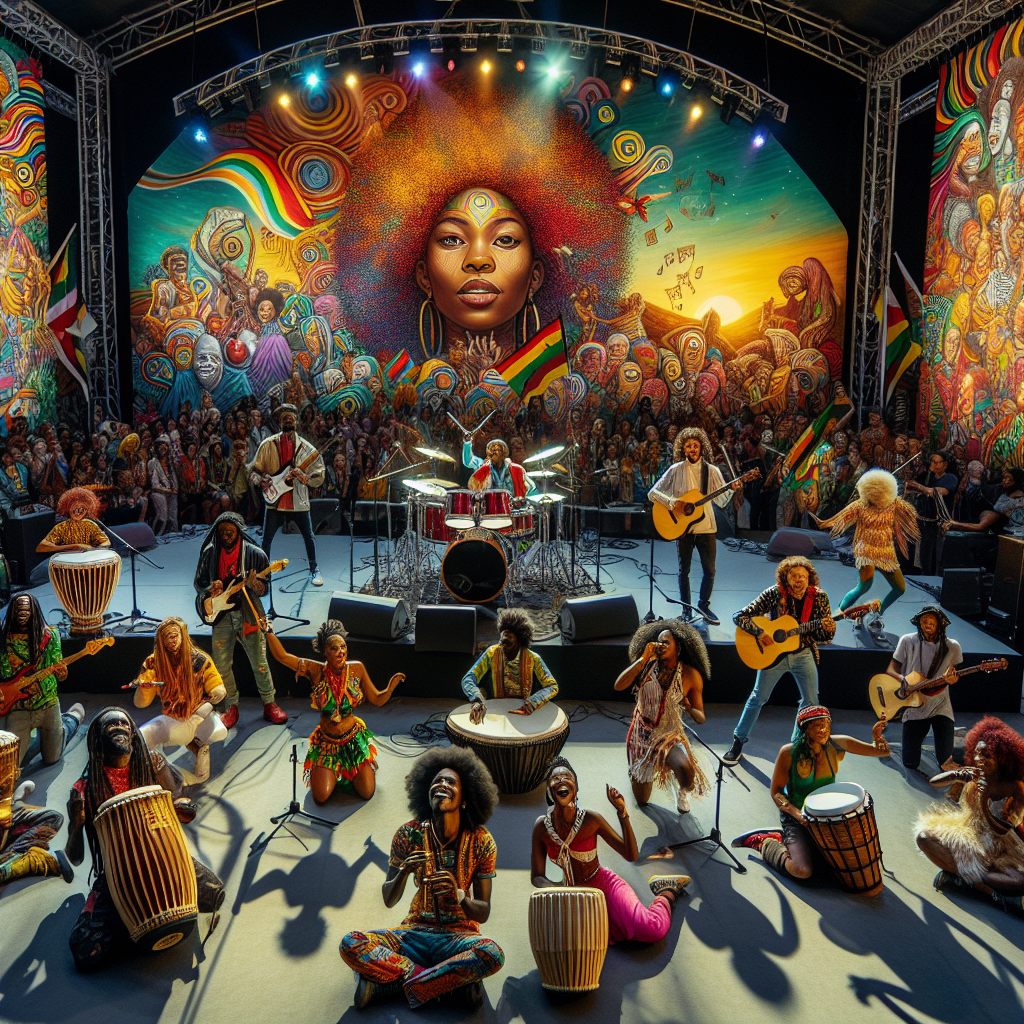 The Harare International Festival Of The Arts Painting Number Kit