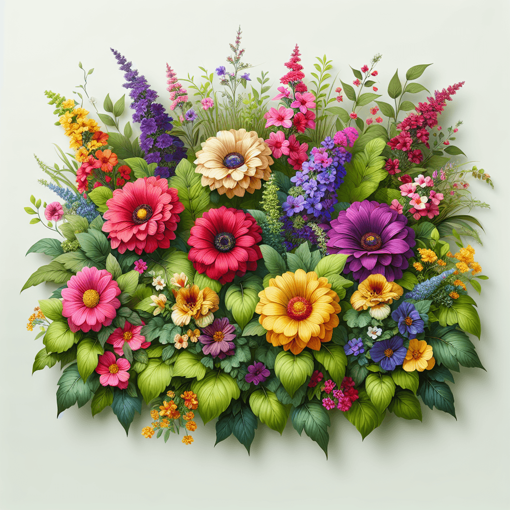 Elegant Floral Medley Painting By Numbers Kit