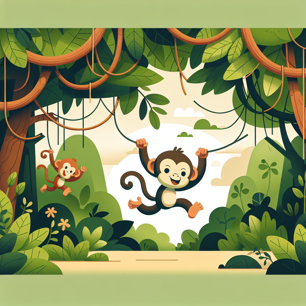 Merry Monkey Madness Number Painting