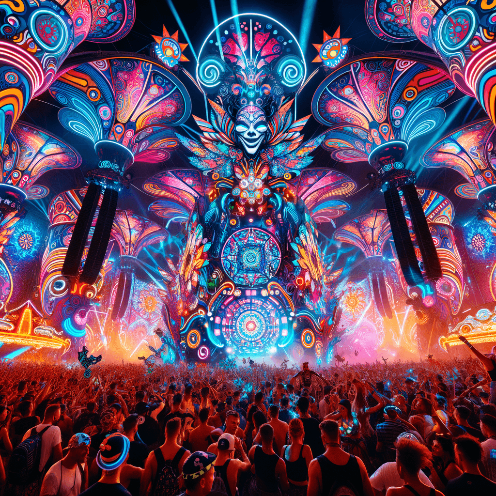 Electric Daisy Carnival Painting Number Kit