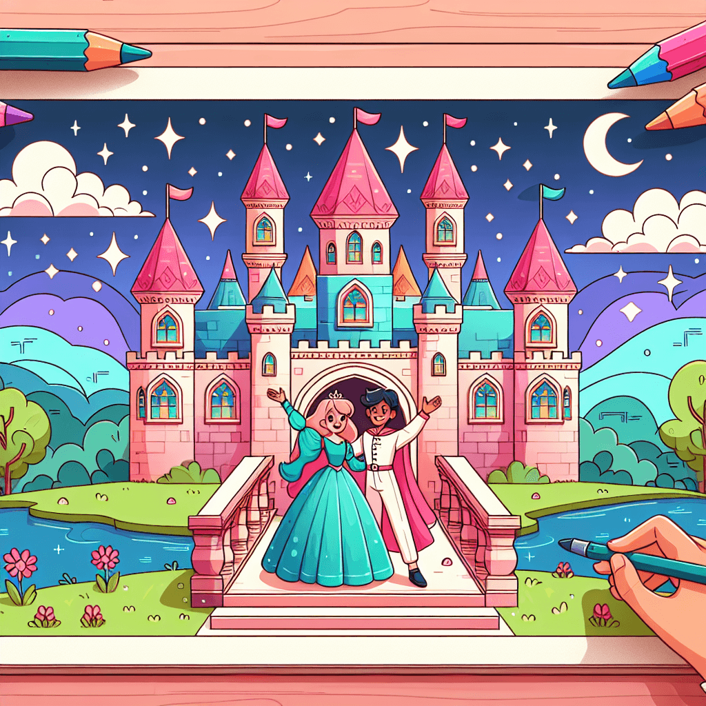 Fairy Tale Castles Painting By Numbers Kit
