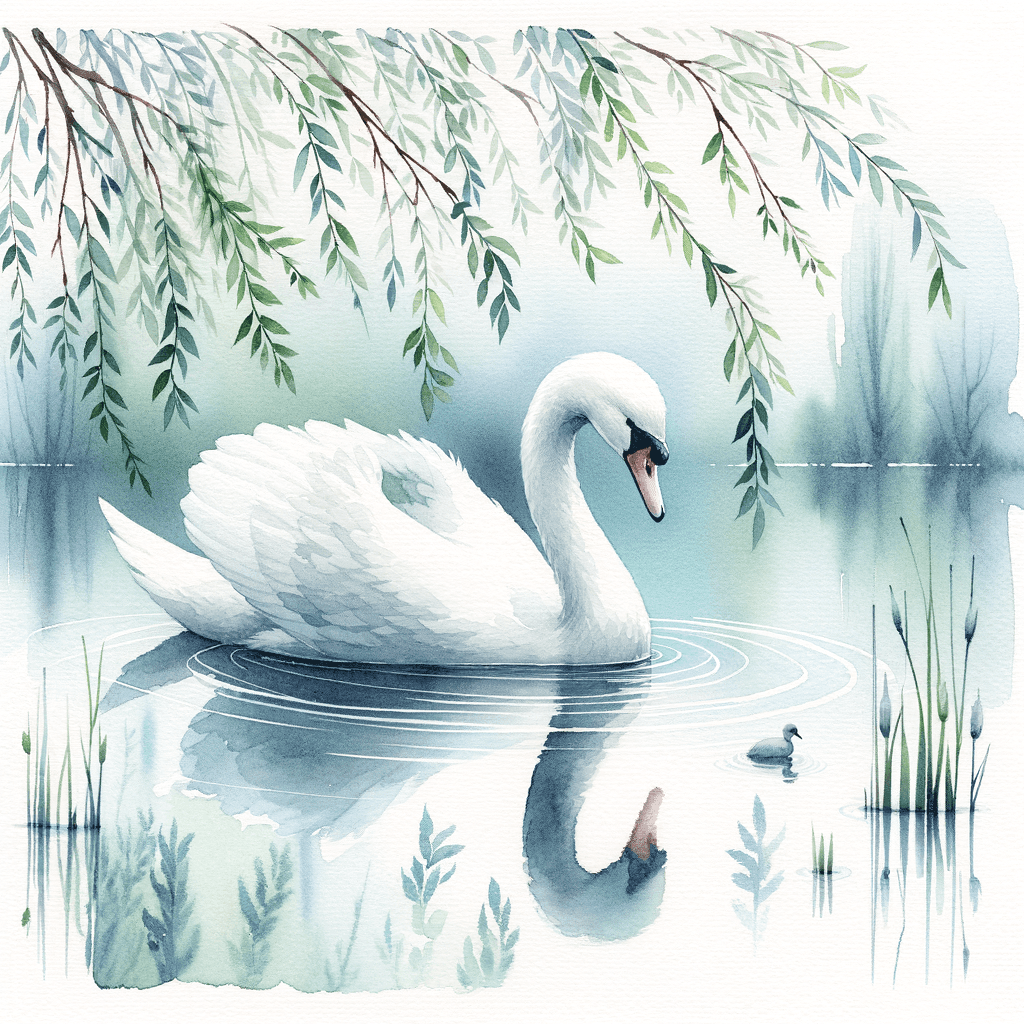 Serene Swan Lake - DIY Painting By Numbers Kit