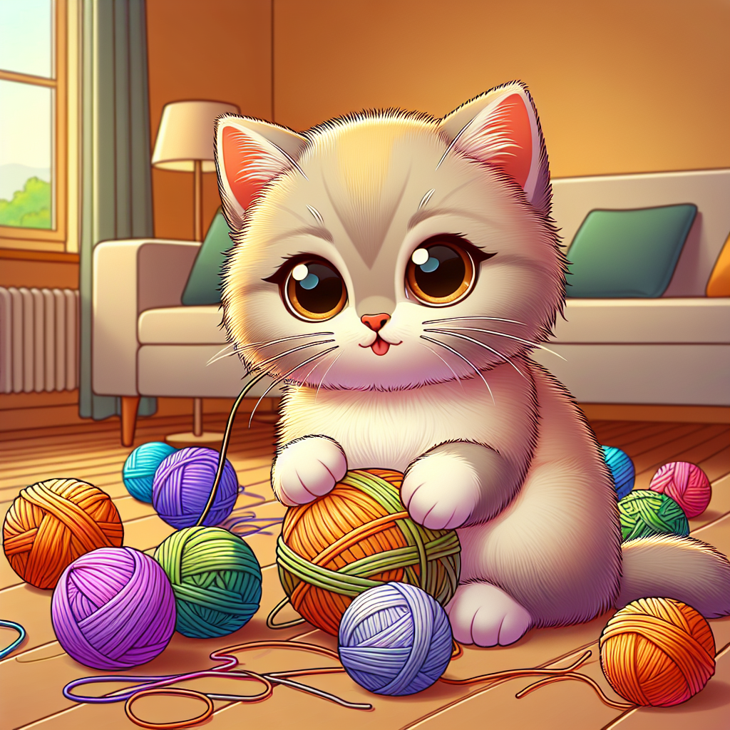Fuzzy Feline DIY Paint By Numbers