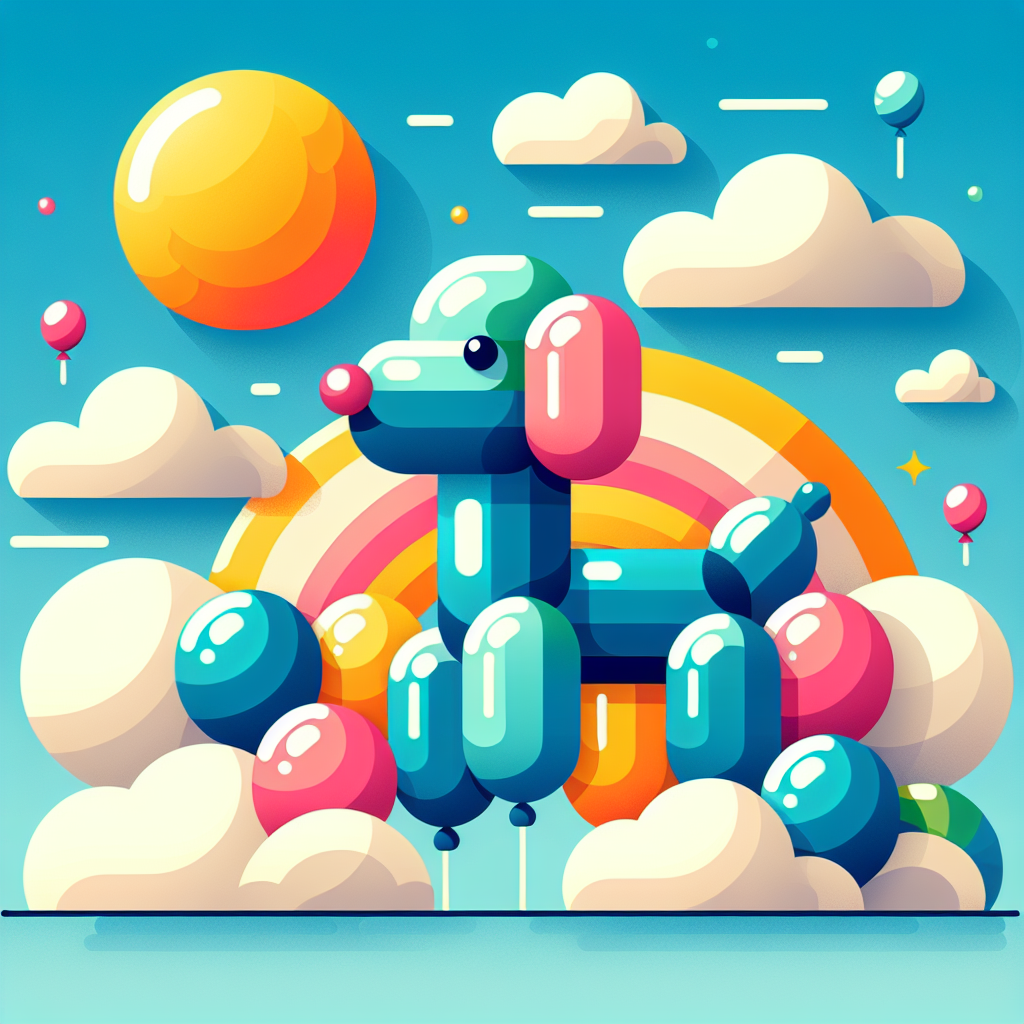 Cheery Balloon Animal Paint By Numbers Art