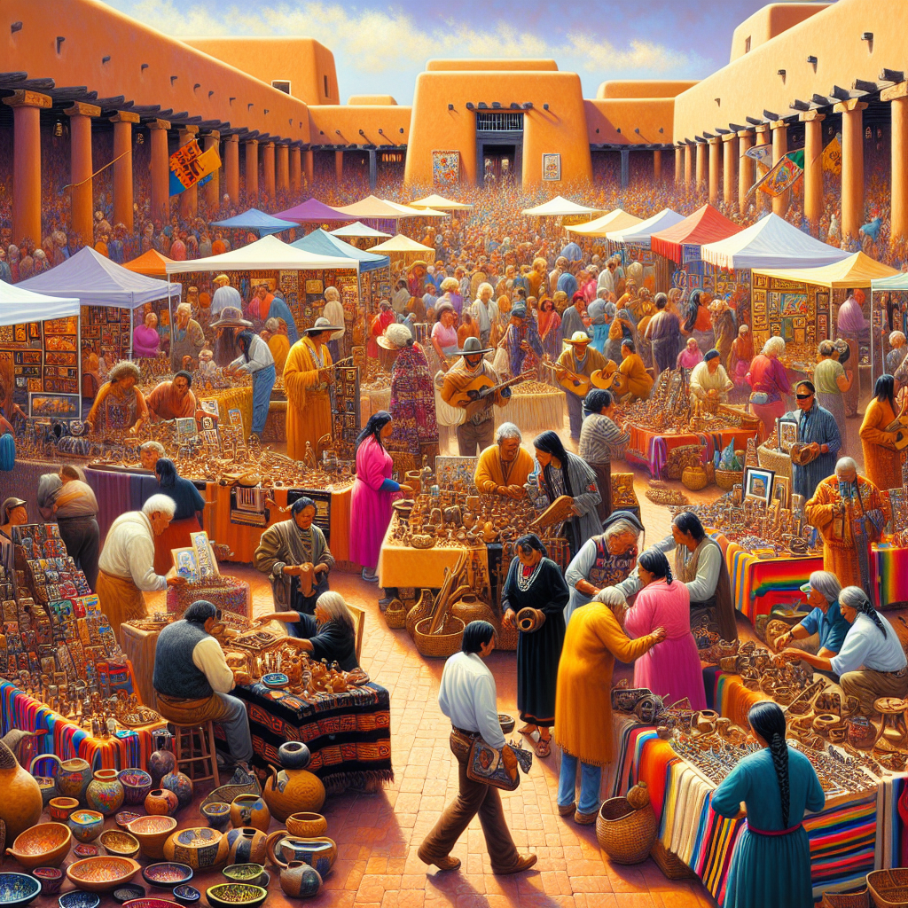 Santa Fe Indian Market - United States Paint By Numbers