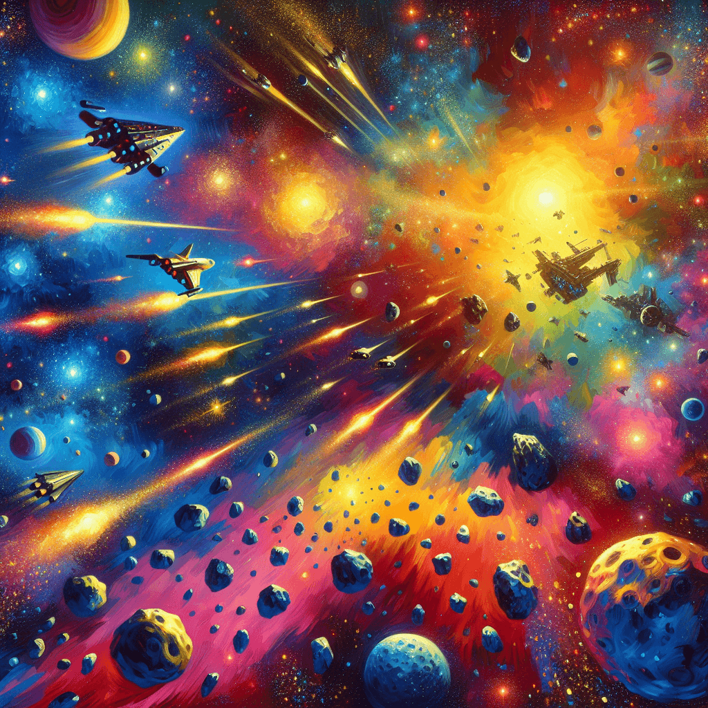 Daring Space Adventure DIY Paint By Numbers