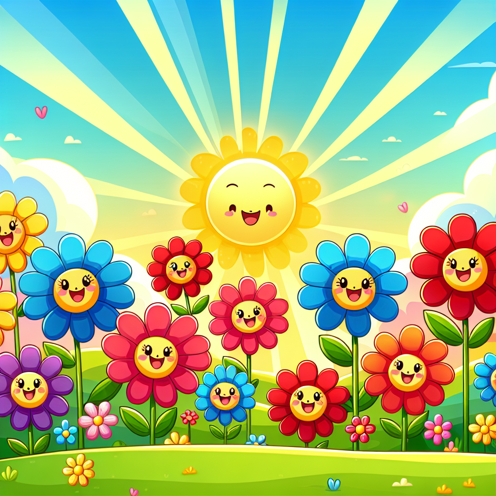 Dancing Colorful Flowers Paint By Numbers Art