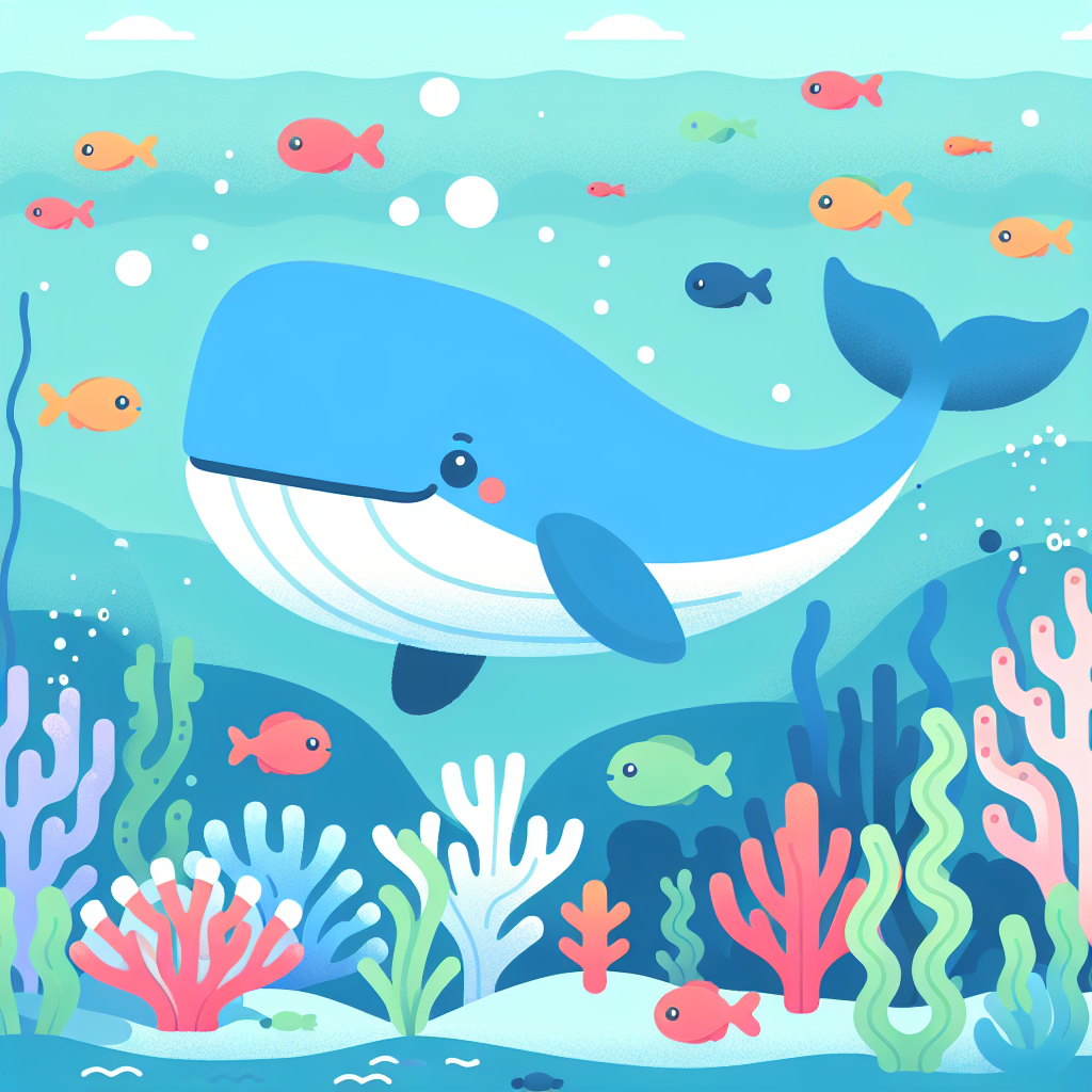 Whale's Wondrous World Painting Number Kit