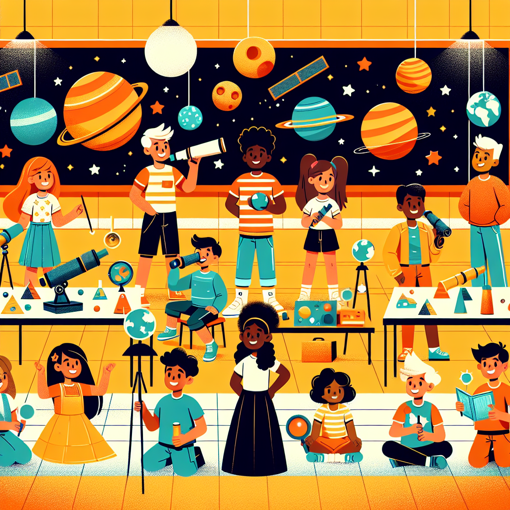 Solar System Science Camp Painting Number Kit