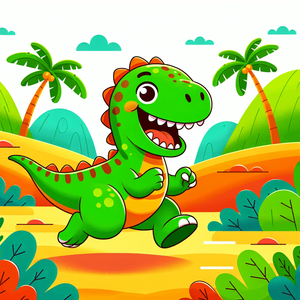 Bouncing Dino Buddy Paint By Numbers Kits